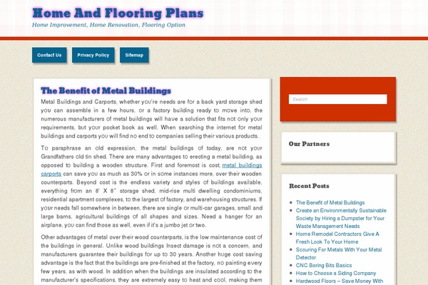 Retro-fitted theme site design template sample