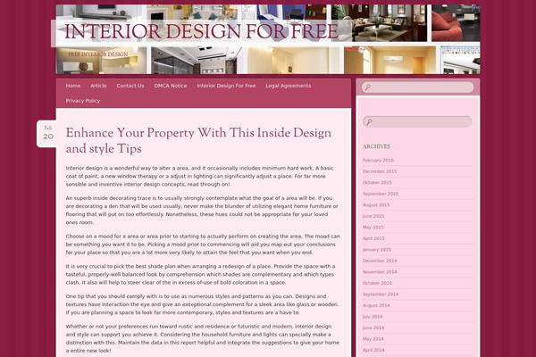 Bouquet theme site design template sample