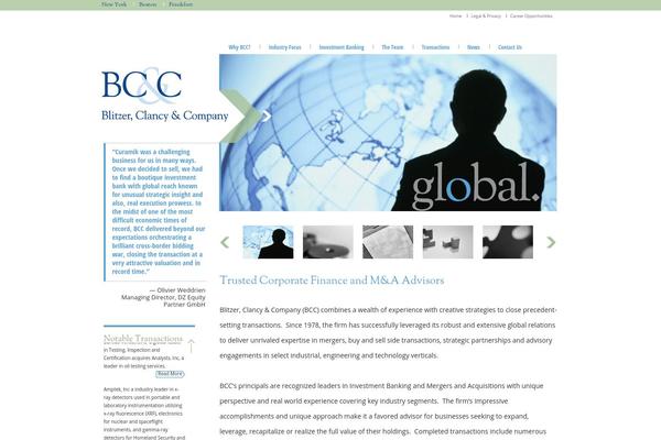 Bcc theme site design template sample