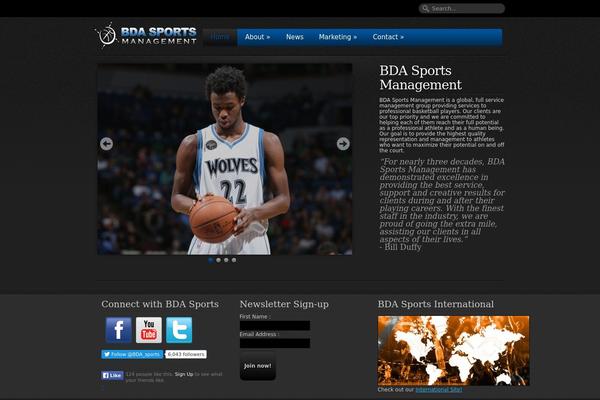 Onyx theme site design template sample