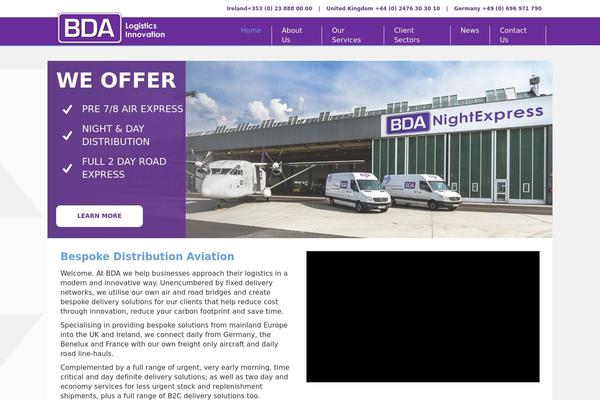 Bda theme site design template sample