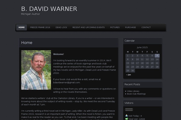 bdavidwarner.com site used Parament
