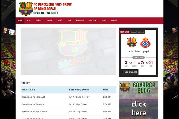 Site using Our Team Showcase plugin