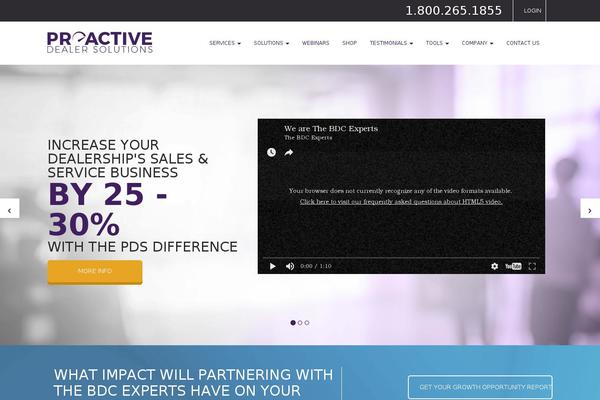 Pds theme site design template sample