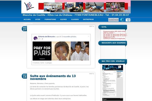 RedBel theme site design template sample
