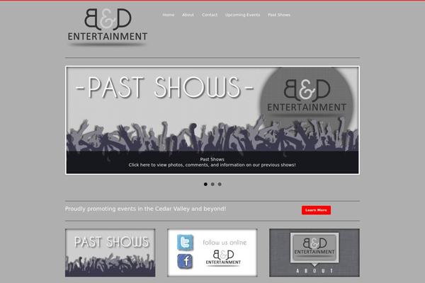 Hero theme site design template sample