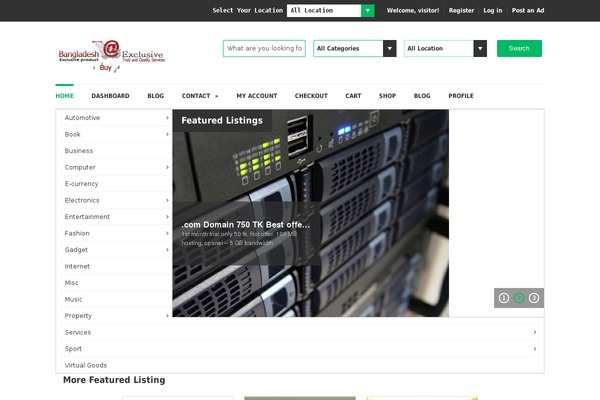 bdexclusivebuy.com site used Classiadspro