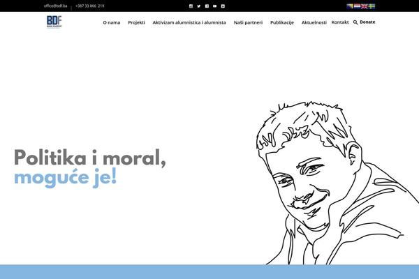 Goodwish theme site design template sample