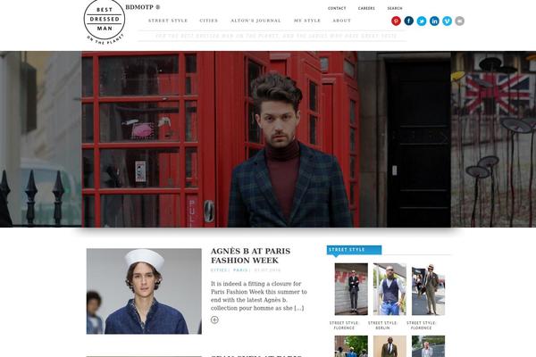 PageLines theme site design template sample