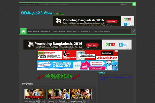 Sahifa theme site design template sample
