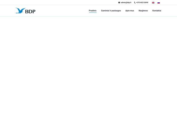bdp.lt site used Bdp