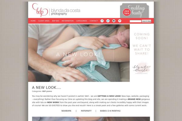 Prophoto4 theme site design template sample