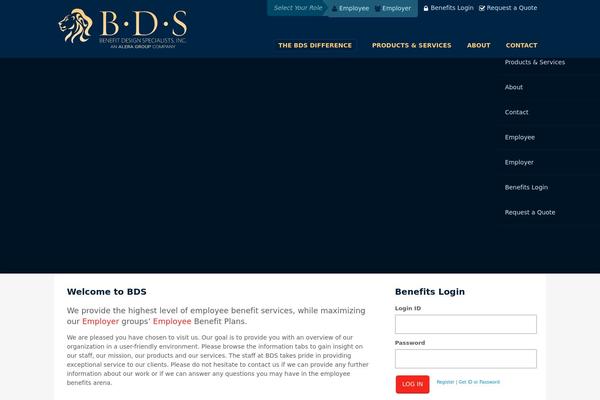 Bds theme site design template sample