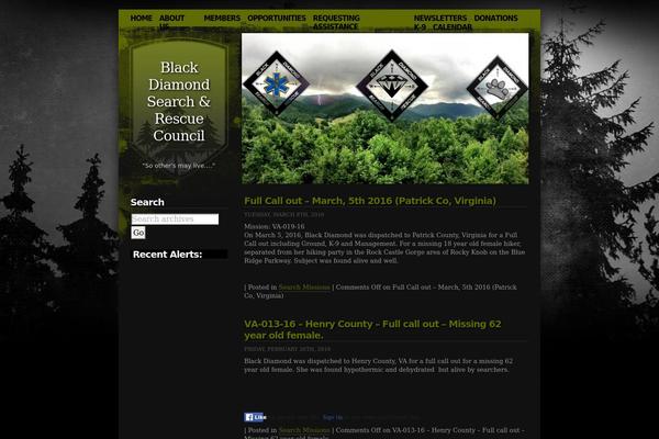 Alpine theme site design template sample