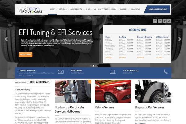 CarPress theme site design template sample