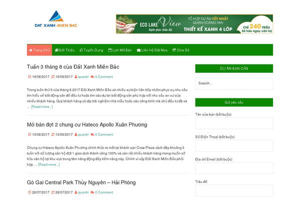 Paradise theme site design template sample