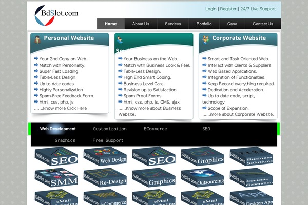 WP-Creativix theme site design template sample