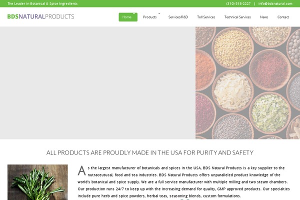 OrganicFood theme site design template sample