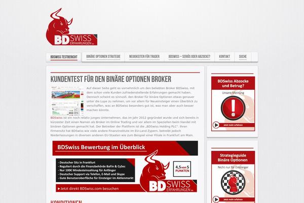 Balance theme site design template sample
