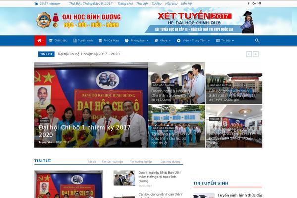 Newspaper theme site design template sample