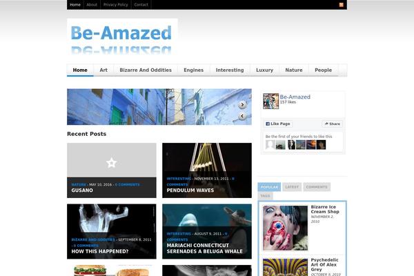 Spectrum theme site design template sample