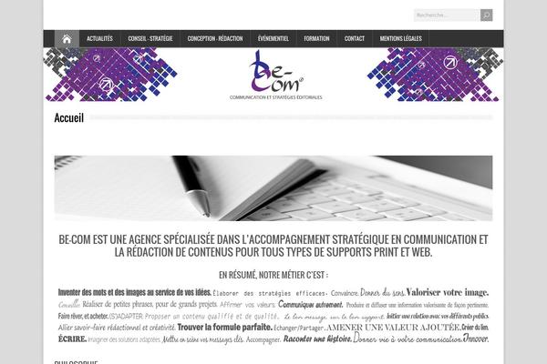 HappenStance theme site design template sample