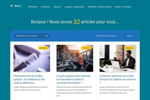Reco-child theme site design template sample