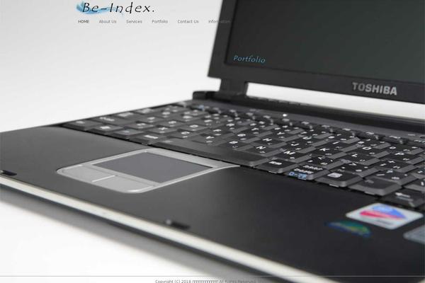 Be theme site design template sample