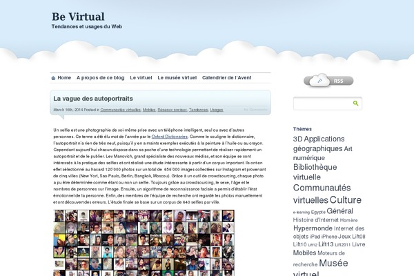 proClouds theme site design template sample