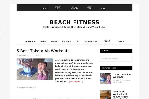 X Blog theme site design template sample