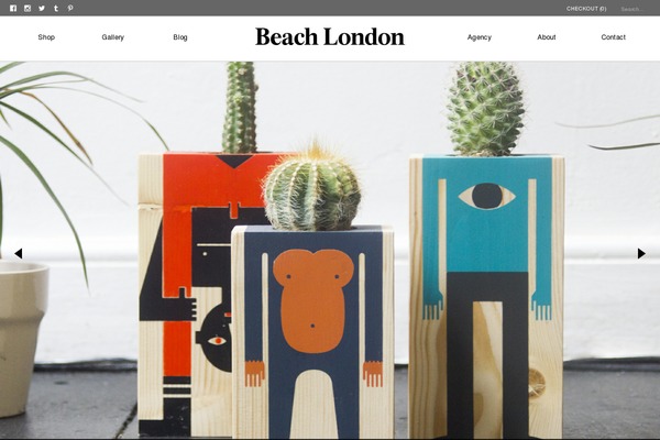 beach.london site used Beach