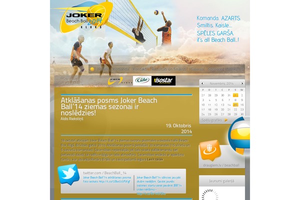Beach theme site design template sample