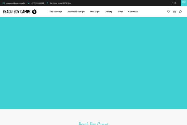 SetSail theme site design template sample