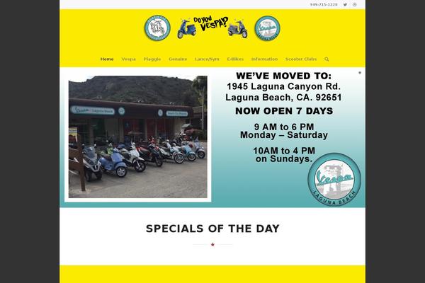 Enfold theme site design template sample