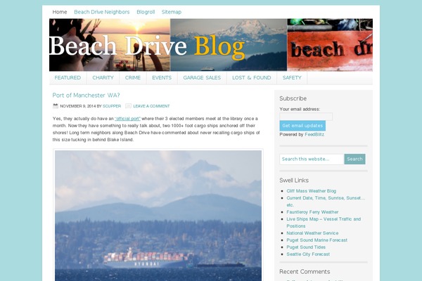 Lifestyle theme site design template sample