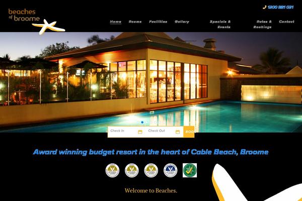 beachesofbroome.com.au site used Mattias-bones