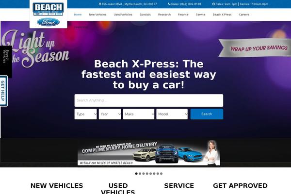 Dealer Inspire theme site design template sample