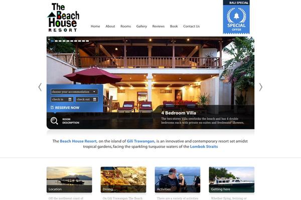 Guesthouse theme site design template sample