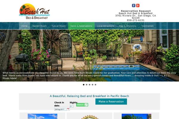 Panoramic theme site design template sample