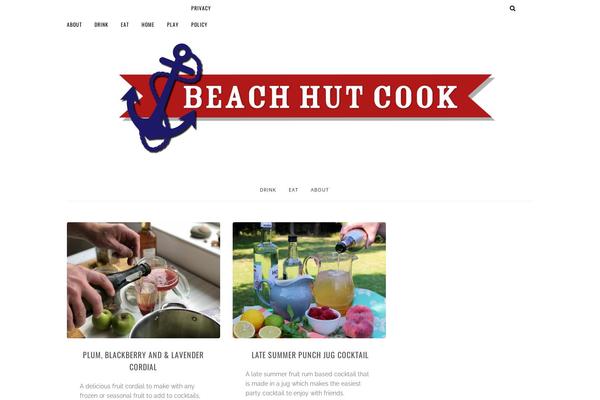 beachhutcook.com site used Claire
