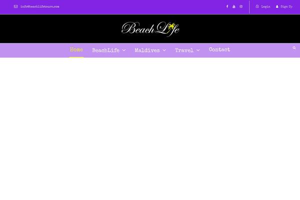 TravelTour theme site design template sample