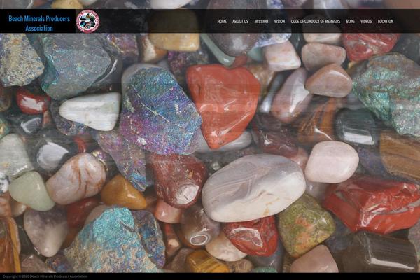 Beach theme site design template sample