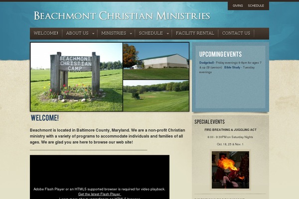 Light of Peace theme site design template sample