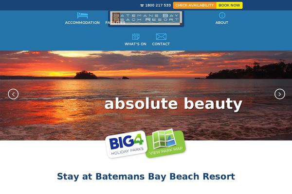 beachresort.com.au site used Batemans-bay-camp