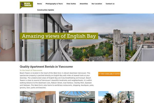 beachtowers.ca site used Devonshire