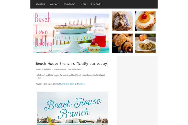 Paradise theme site design template sample