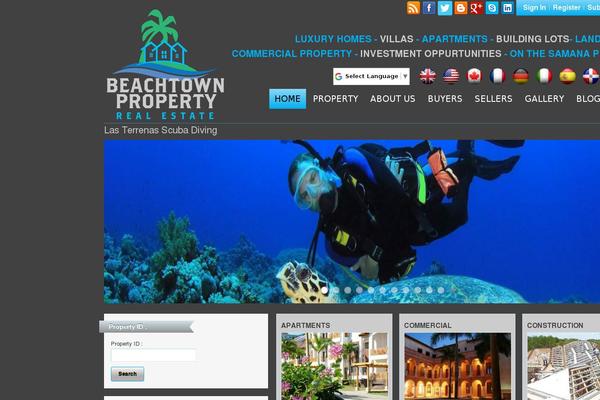 Realtr theme site design template sample