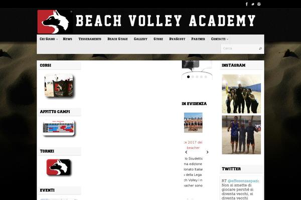 Tempera theme site design template sample