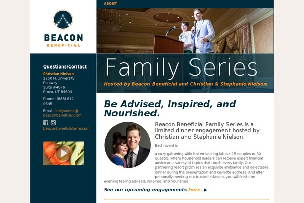 beaconbeneficial.com site used Displace