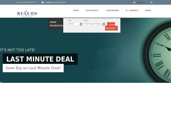 Beacon theme site design template sample